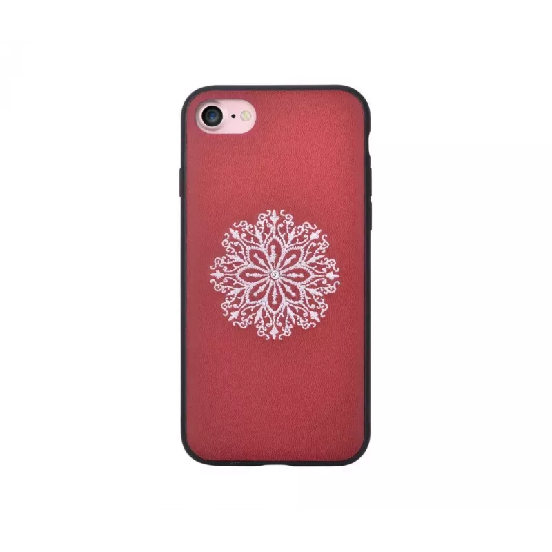 Devia Apple iPhone 7/8 Flower Embroidery Case Red