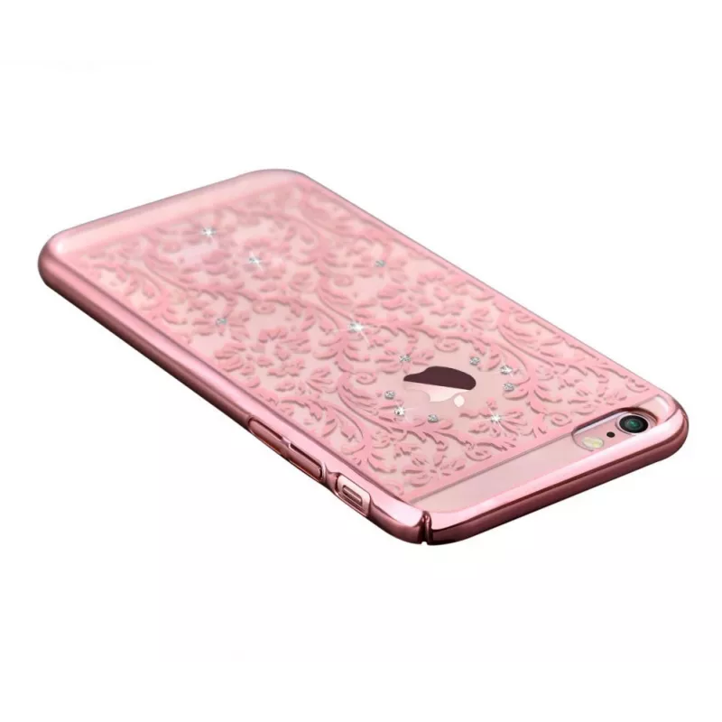 Devia Apple iPhone 7 Baroque with Swarovski Rose Gold Back Cover