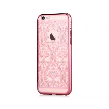 Devia Apple iPhone 7 Baroque with Swarovski Rose Gold Back Cover