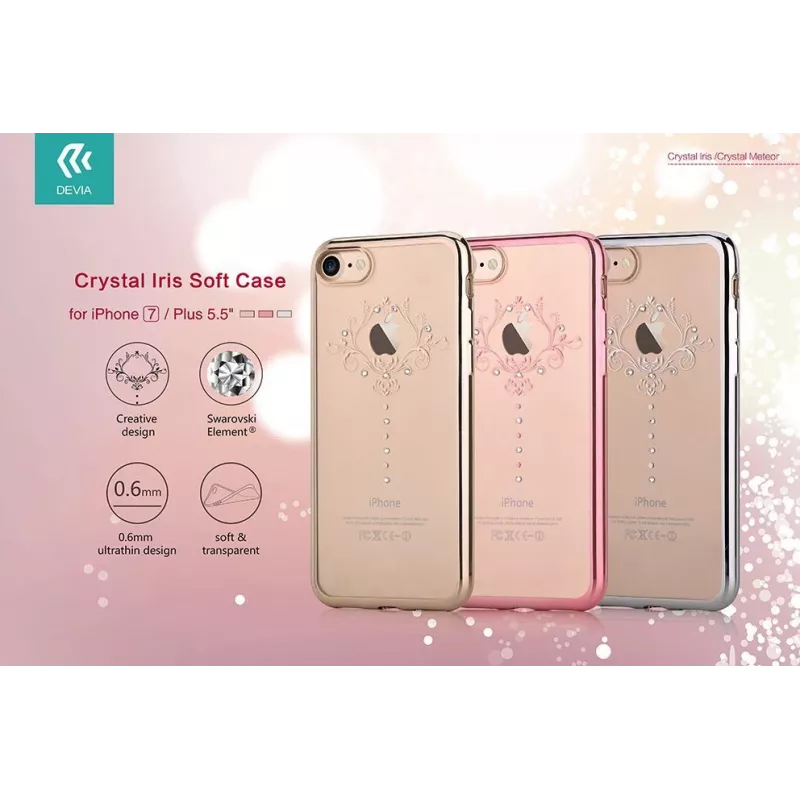Devia Crystal Iris Soft Case for Samsung Galaxy S8 Plus - Black