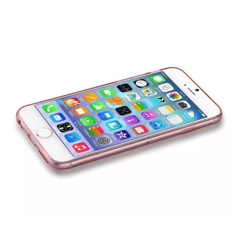 Devia Naked Series Ultra-Thin Translucent Matte Back Cover for Apple iPhone 7 / 8 - Rose Gold