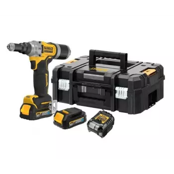 DEWALT 18V Cordless Rivet Gun DCF414E2GT 20kN 30mm 2x1.7Ah POWERSTACK TSTAK