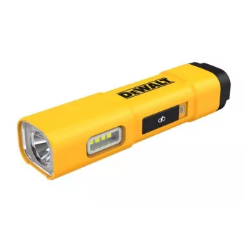 DEWALT BD-DCL183 LED Flashlight 1300 Lumens, IPX4 Splash Resistant, Aircraft-Grade Aluminum, Black