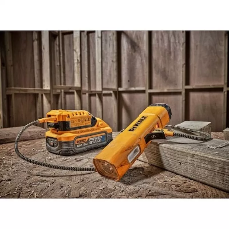 DEWALT BD-DCL183 LED Flashlight 1300 Lumens, IPX4 Splash Resistant, Aircraft-Grade Aluminum, Black