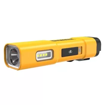 DEWALT BD-DCL183 LED Flashlight 1300 Lumens, IPX4 Splash Resistant, Aircraft-Grade Aluminum, Black
