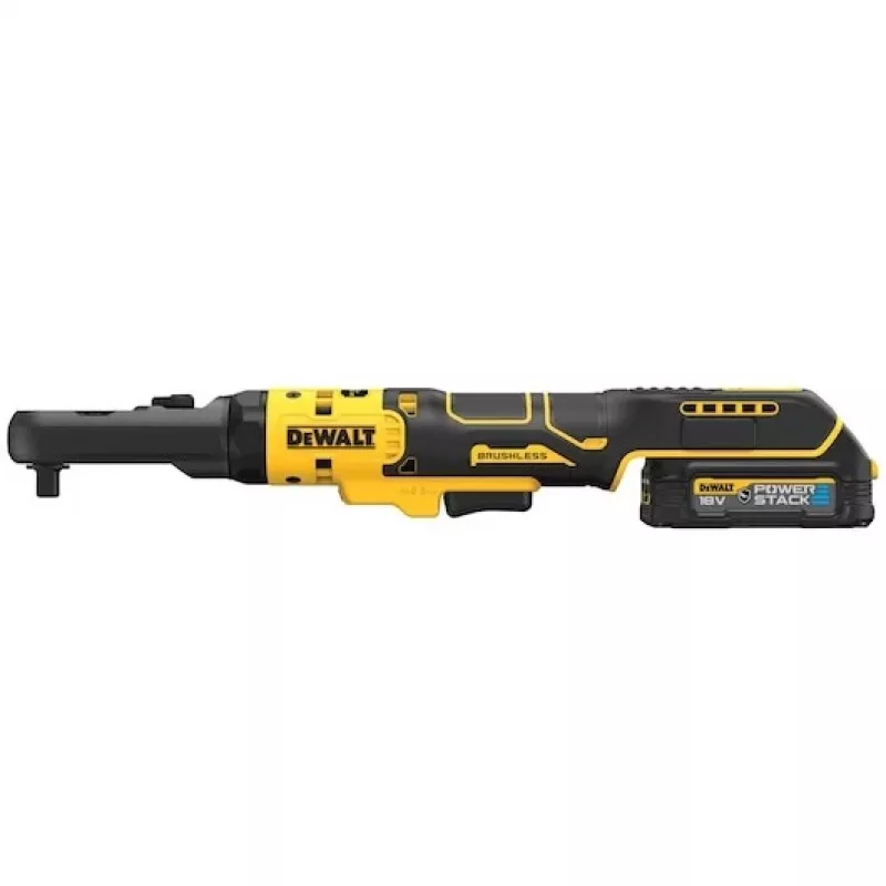 DEWALT DCF510E2G-QW 12V XR Brushless Open Head Ratchet Wrench Kit with 2x2.0Ah Batteries, TSTAK Case