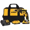 DEWALT DCF620D2-QW 18V Cordless Brushless Power Screwdriver/Impact Driver 4400 RPM 2 x 2.0Ah Li-Ion Batteries, Charger & TSTAK II Kitbox, Black/Yellow