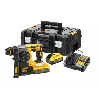 DEWALT DCH273H2T-QW 18V XR Brushless SDS-Plus Rotary Hammer with 2x 5.0Ah Batteries, Charger & TSTAK Kitbox