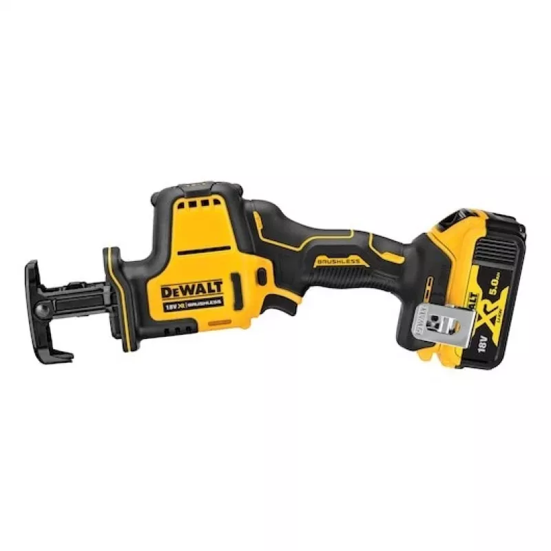 DEWALT DCS369P2-QW 18V XR Brushless Reciprocating Saw Kit with 2 x 5.0Ah Batteries, Charger & TSTAK II Case