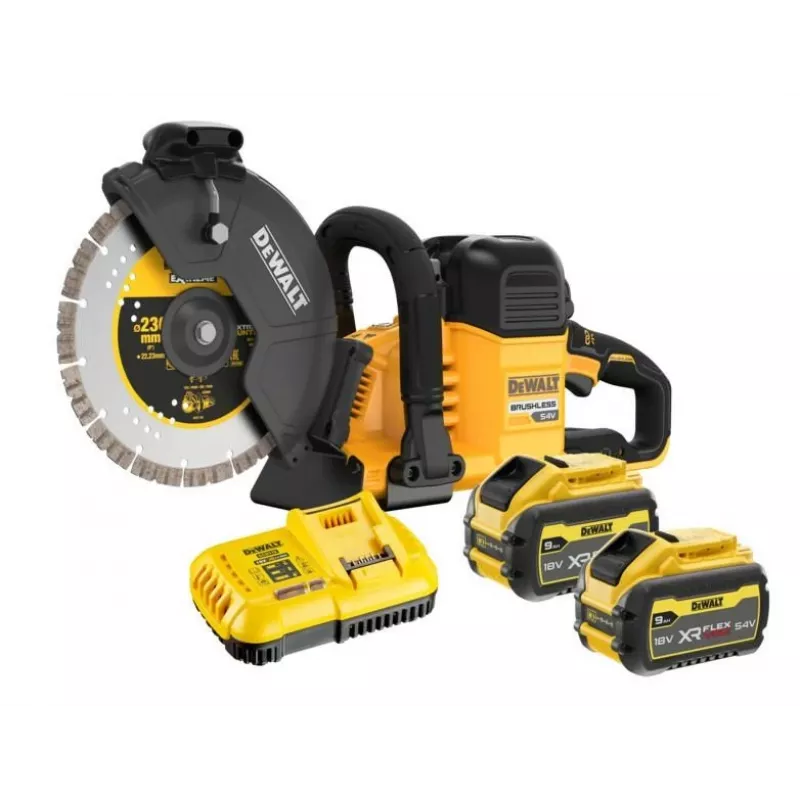 DEWALT DCS691X2-QW 230mm Cordless Circular Saw 54V XR FLEXVOLT (2x9.0Ah)