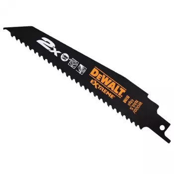 DEWALT DT2307L 228mm 6TPI Bi-Metal Reciprocating Saw Blade for Wood with Nails and Metal