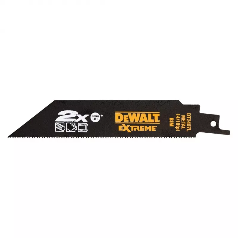 DEWALT DT2440L-QZ XR T-Shank Jigsaw Blade for Wood, 100 mm, 6 TPI, 1 pc