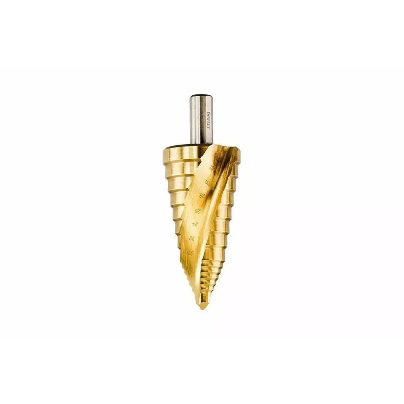 DeWALT DT5030-QZ Step Drill Bit 4-12 mm HSS Hex Shank