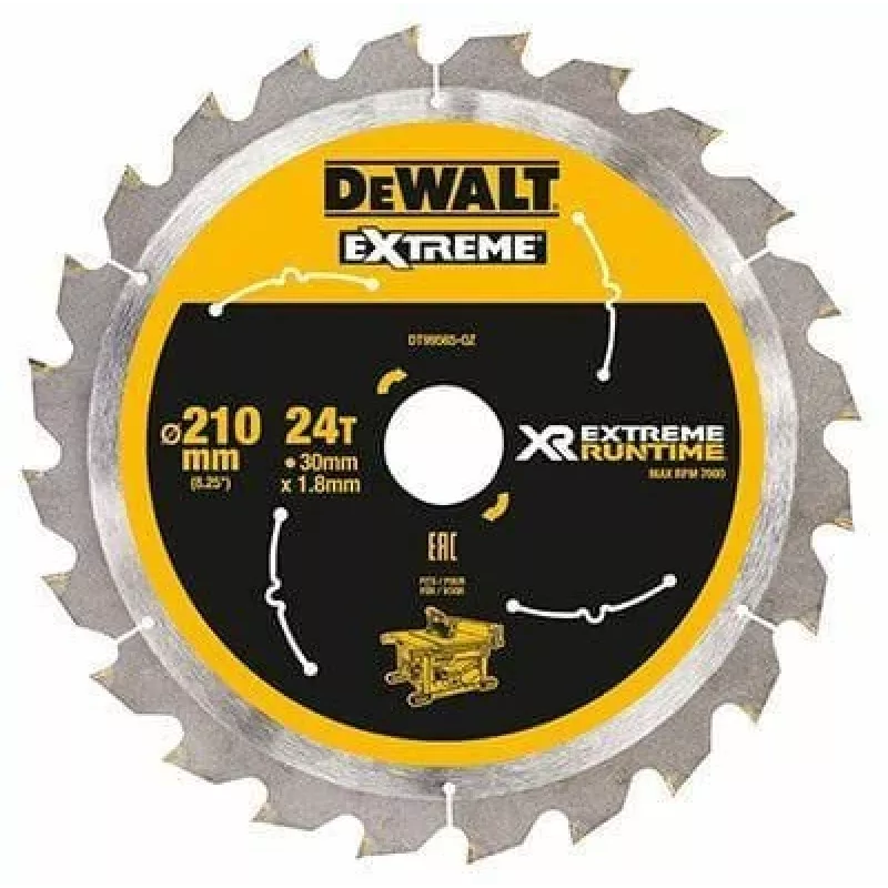 DEWALT Xtreme Runtime 210mm x 30mm 36T Circular Saw Blade