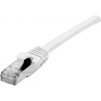 DEXLAN Cat.6A S/FTP PiMF Patch Cable, 20 m, White, 10GbE, Slim Boot 858647