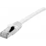 DEXLAN Cat.6A S/FTP PiMF Patch Cable, 20 m, White, 10GbE, Slim Boot 858647
