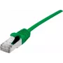 Dexlan Cat. 6A S/FTP (PiMF) Ultrathin Halogen-Free Patch Cable with Latch Protection, Green, 10.0 m 858720