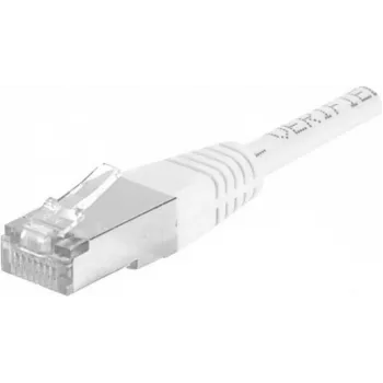 DEXLAN Cat6a SFTP Patch Cable RJ45 to RJ45 5m White Molded 10Gbps 858365
