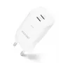 Dicota 2-Port GaN Wall Charger 65W UK White