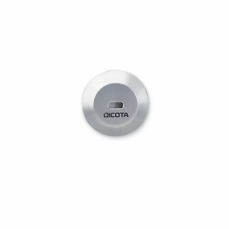DICOTA Laptop Lock Anchor Plate for T-Lock, Silver D32052