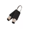 DICOTA Ultra Slim V2 - Key for Cable Lock - Black (Pack of 2)