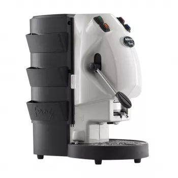 Didiesse Frog Revolution Gesso Espresso Machine - Chalk White, ESE Pods, 15 bar, 650W, 2L External Bottle