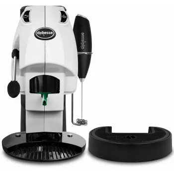 Didiesse New Baby Frog Pod Coffee Machine, 15 Bar, 1.3L Tank, 650W, White