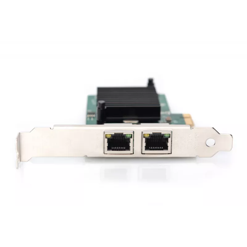 DIGITUS 2-Port Gigabit Ethernet Network Card, RJ45, PCI Express, Intel I210-AT Chipset (DN-1013-2)