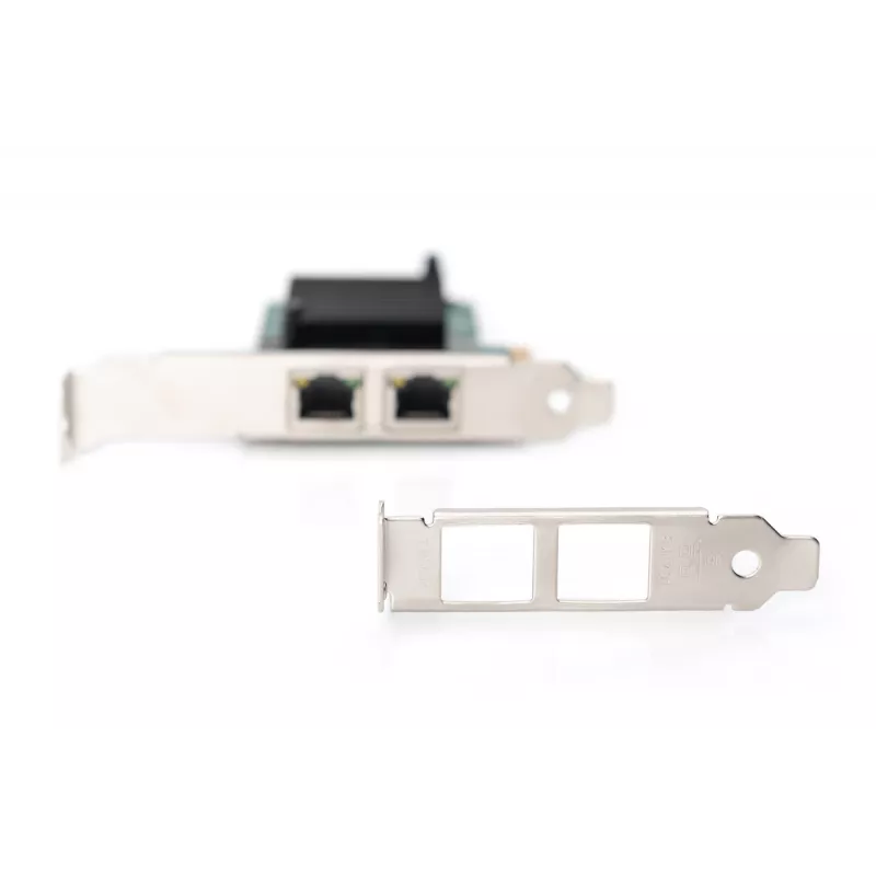 DIGITUS 2-Port Gigabit Ethernet Network Card, RJ45, PCI Express, Intel I210-AT Chipset (DN-1013-2)