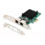 DIGITUS 2-Port Gigabit Ethernet Network Card, RJ45, PCI Express, Intel I210-AT Chipset (DN-1013-2)