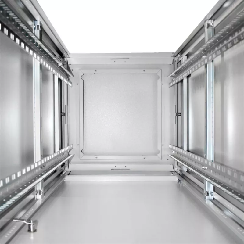 DIGITUS 36HE Unique Network Cabinet 600x600mm Glass Door Grey