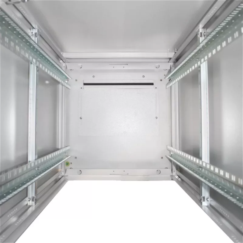 DIGITUS 36HE Unique Network Cabinet 600x600mm Glass Door Grey