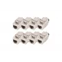 DIGITUS CAT 8.1 Keystone Module, Shielded, Tool-Free Termination - 8 pcs.
