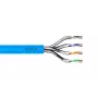 DIGITUS Cat6A Installation Cable U/FTP Dca AWG 23/1 LSOH 500m Blue Reel