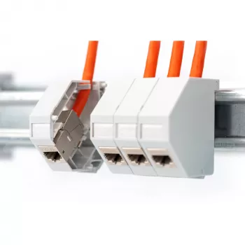 DIGITUS DIN Rail Adapter for 1x Keystone Module, IP20