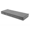 DIGITUS Modular Console 17 inch HD LCD, 8-Port CAT5 KVM, German Keyboard