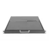 DIGITUS Modular HD LCD KVM Console with 17 inch TFT, 16-Port CAT 5 KVM Connection, Touchpad, German Keyboard Layout