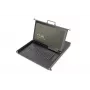DIGITUS Modular HD LCD KVM Console with 17 inch TFT, 16-Port CAT 5 KVM Connection, Touchpad, German Keyboard Layout