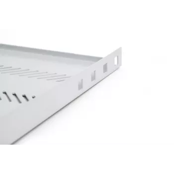 Digitus TN-19-650-1U-GY 19 inch Fixed Rack Shelf 1U, 650 mm Deep, Grey, 25 kg Load
