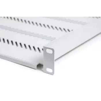 Digitus TN-19-650-1U-GY 19 inch Fixed Rack Shelf 1U, 650 mm Deep, Grey, 25 kg Load