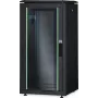 DIGITUS Unique 26U Network Cabinet 1342x600x1000mm Black (Freestanding, Glass Door)