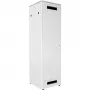 DIGITUS Unique Series 42U Network Enclosure 600x600mm Light Grey, Lockable Glass Front Door, Steel Rear Door, Removable Side Panels, 19-Inch Rack Cabinet
