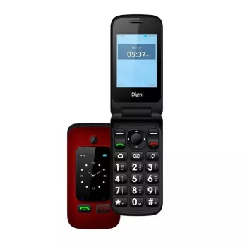 eSTAR Digni Flip Feature Phone, Red