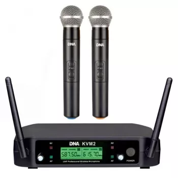DINGO DNA KVM 2 Wireless Microphones Sound System