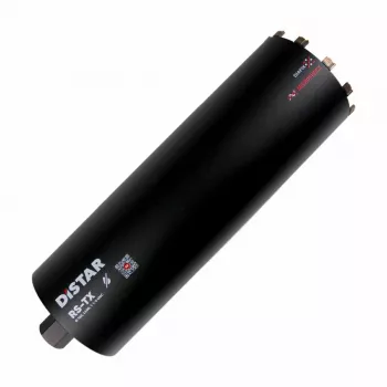 Distar RS-TX Diamond Core Bit 162 mm x 450 mm, 1 1/4 inch UNC, Wet Drilling