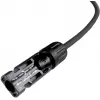 DIVERSE Solar Extension Cable 6mm², Male-Female 0.5m, Black