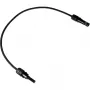 DIVERSE Solar Extension Cable 6mm², MC4 Male to Female, 1.5 Meter, Black