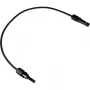 DIVERSE Solar Extension Cable 6mm², MC4 Male to Female, 1 Meter, Black