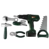 DIY Kit Organizer Battery Operated Screwdriver Green 13473 Lean Toys