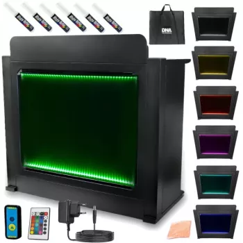 DJ Table XL BK Booth Stand with Lighting